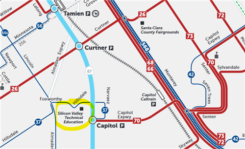 Transit connections to SVCTE