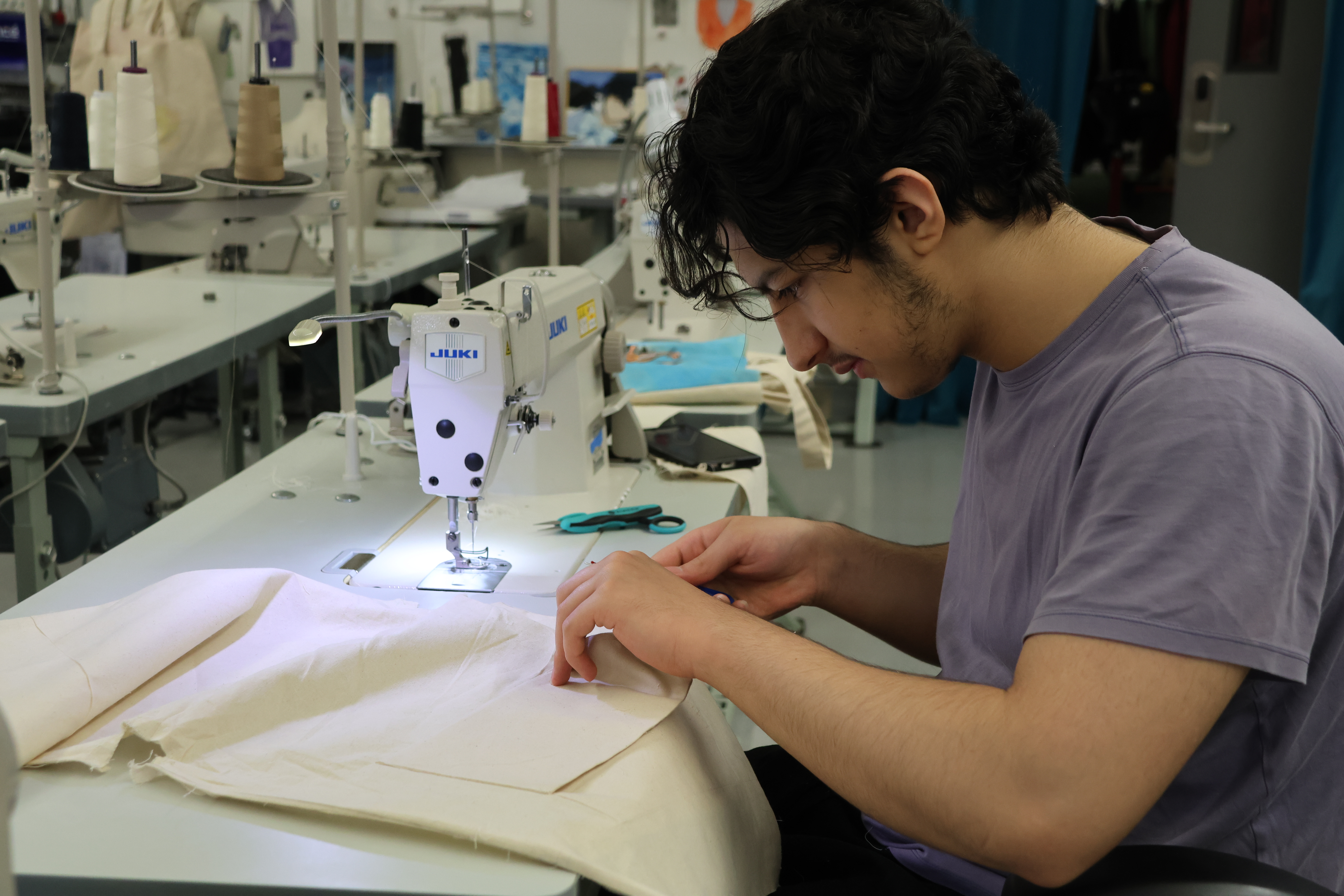 Fashion Design Student posing